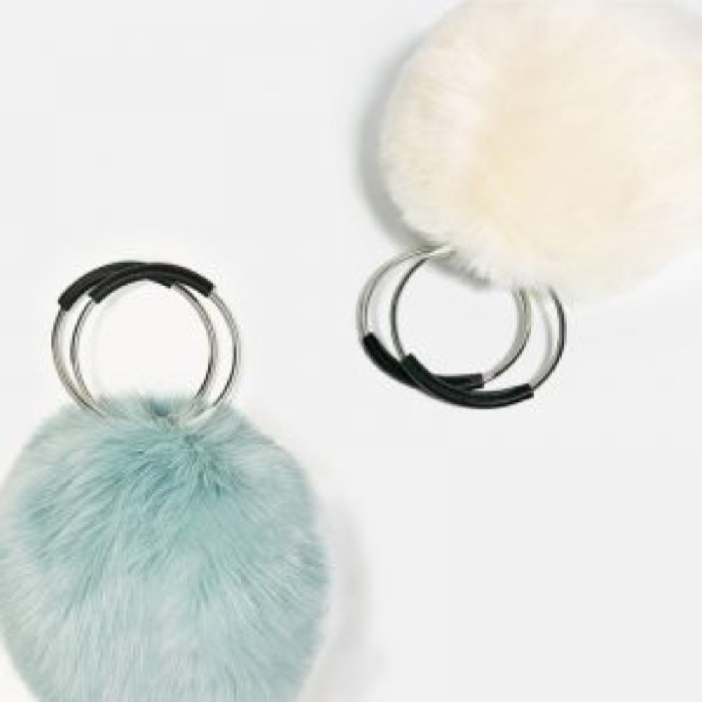 Zara fur bag